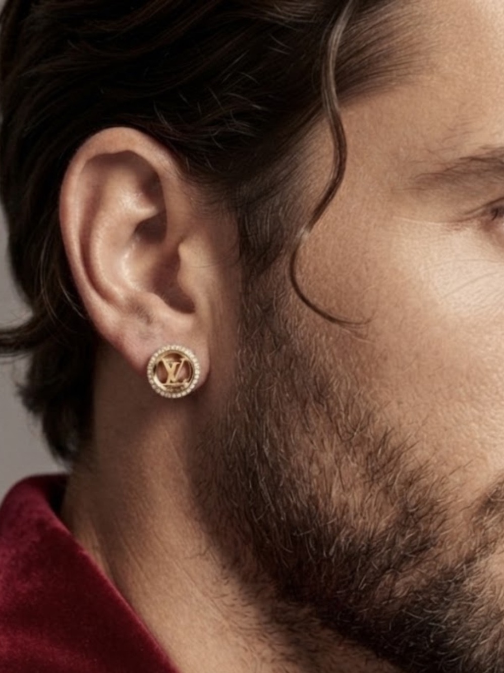 Louis Vuitton Unisex Stud Earrings